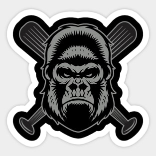 Ape Baseball Sticker